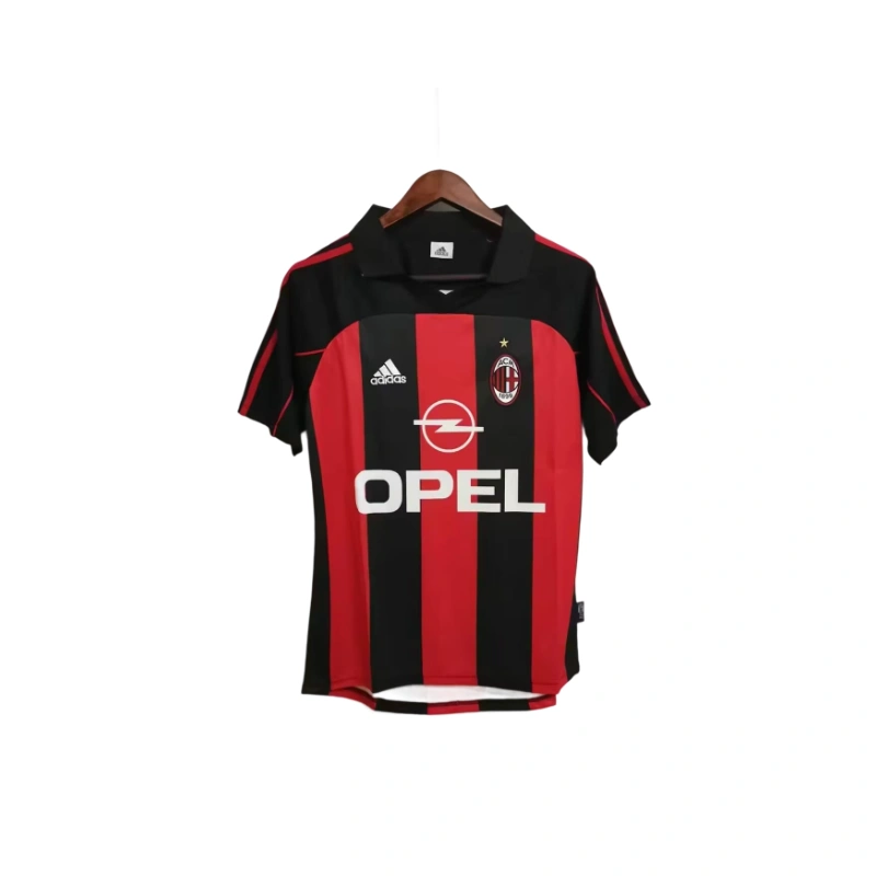 Maglia Calcio Vintage AC Milan Casa 2000-02 - Rossonera Classica